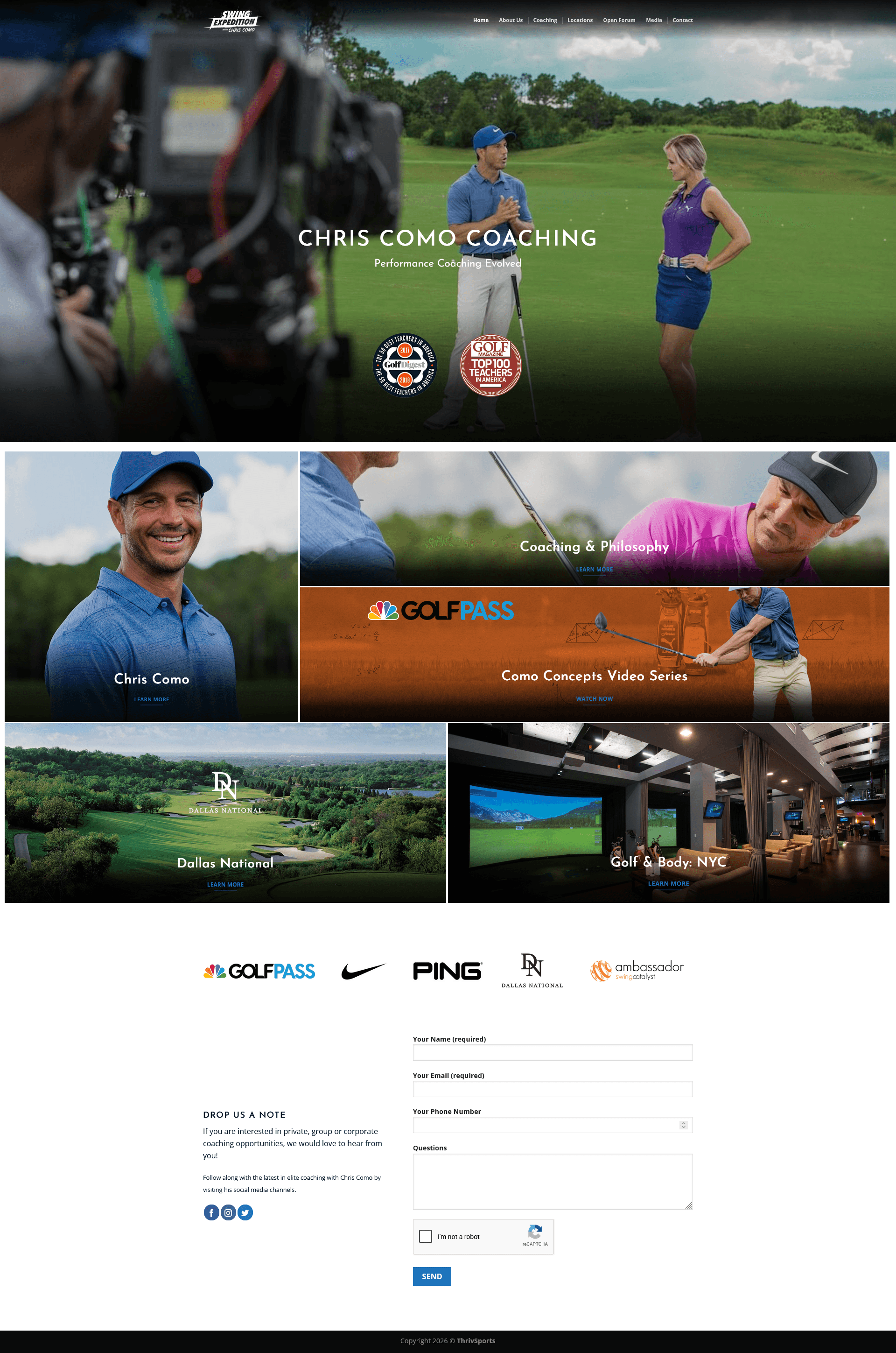 Chris Como homepage